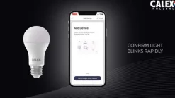 Calex Smart E14 P45 4,5W 1800-3000K dæmper guld 2stk