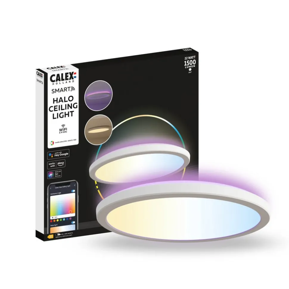 Calex Smart Halo LED loftlampe, Ø 29,2 cm