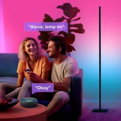 Calex Smart LED-gulvlampe, sammenklappelig WLAN CCT RGB