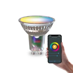 Calex Smart LED-pære Reflektor GU10 4,9W RGB CCT 5cm