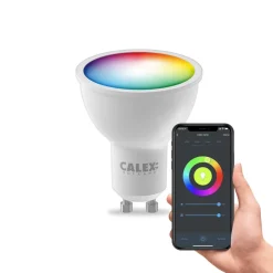 Calex Smart LED-reflektorpære GU10 4,9W CCT RGB