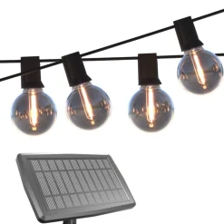 Calex Solar-LED-lyskæde Vista, længde 10 meter, IP44