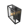 Calex udendørs væglampe, 2-lys, top/bund, aluminium, sort