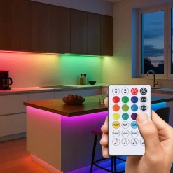 Calex Vista LED-strip, længde 30 m, RGB, CCT fjernbetjening