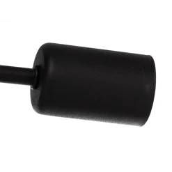 Cambridge loftlampe, 6 lyskilder, sort