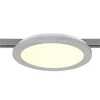 Camillus LED-skinnelampe til DUOline, titanium, Ø 26 cm