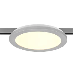 Camillus LED-skinnelampe til DUOline, titanium, Ø 26 cm