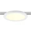 Camillus LED-skinnelampe til DUOline, hvid, Ø 26 cm