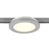 Camillus LED-skinnelampe til DUOline, titanium, Ø 17 cm