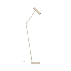 Caminia LED-gulvlampe, højde 158,5 cm, sandfarvet, stål