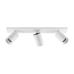 CAN TILT loftspot, hvid, 48 x 9 cm, 3 lyskilder, metal GU10