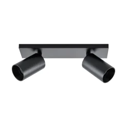 CAN TILT loftspot, sort, 31 x 9 cm, 2 lyskilder, metal GU10