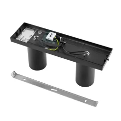 CAN TILT loftspot, sort, 31 x 9 cm, 2 lyskilder, metal GU10