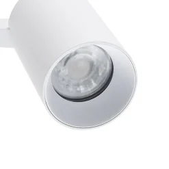 CAN TILT vægspot, hvid, Ø 10 cm, metal, afbryder, GU10