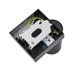 CAN TILT vægspot, sort, 10 x 10 cm, metal GU10 kontakt