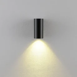 CAN væglampe, sort, 1 lyskilde, højde 13 cm, metal, GU10