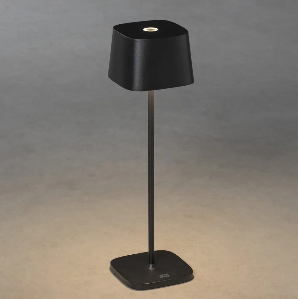 Capri LED-bordlampe til udendørs brug, sort