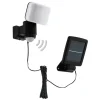 Casabas LED-solcellelampe med sensor, sort