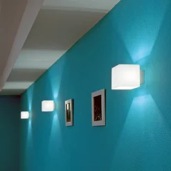 Casablanca Cube - blændingsbeskyttet væglampe