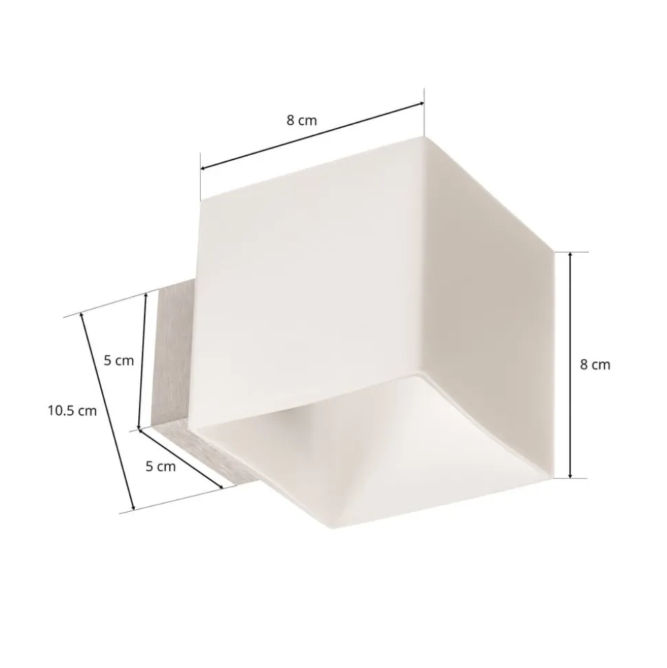 Casablanca Cube - blændingsbeskyttet væglampe