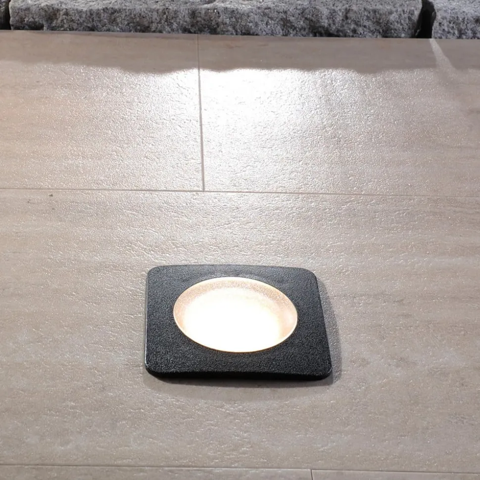 Ceci 120-SQ LED-nedgravningsspot, sort, CCT