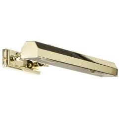 Chawton gallerilampe, poleret messing, 40,2 cm