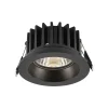 Chicco Round indbygningsspot 7W 30° 3.000K sort
