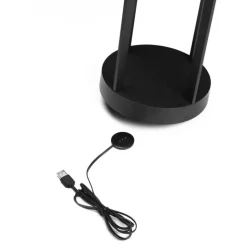 Chieti LED-dekorationslampe, USB, sort