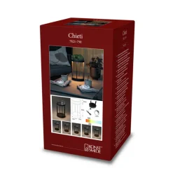 Chieti LED-dekorationslampe, USB, sort