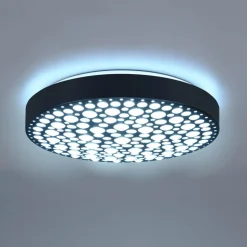 Chizu LED-loftlampe Ø 40,5cm kan dæmpes RGB sort