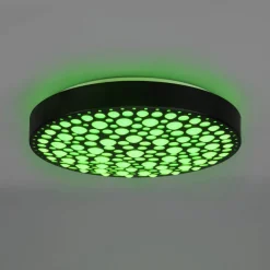 Chizu LED-loftlampe Ø 40,5cm kan dæmpes RGB sort