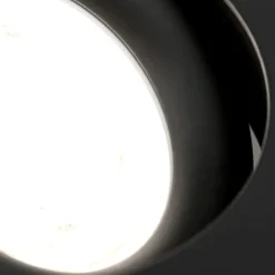 Choice indbygningsspot aluminium, kan roteres sort