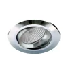 Choice indbygningsspot aluminium, kan roteres krom
