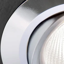 Choice indbygningsspot aluminium, kan roteres krom