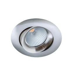 Choice indbygningsspot aluminium kan roteres satin
