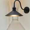 Christer væglampe, sort, bredde 24 cm, metal, E27