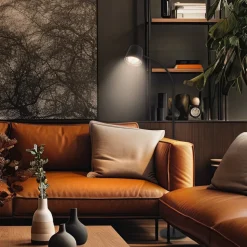 Cielo LED-gulvlampe, sort, touchdæmper, USB-kabel
