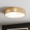 Cleo loftlampe, Ø 40 cm, IP20, guldfarvet, metal, E27