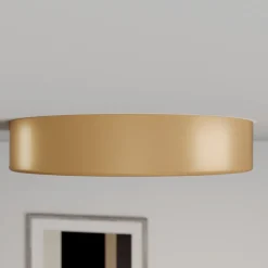 Cleo loftlampe, Ø 40 cm, IP20, guldfarvet, metal, E27