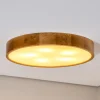Cleo loftlampe, Ø 57,5 cm, 5 lyskilder, egetræ, E27