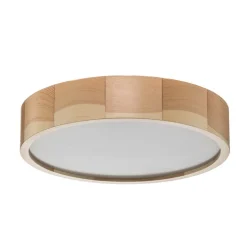 Cleo loftlampe, Ø 37,5 cm, 3 lyskilder, fyrretræ, E27