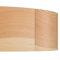 Cleo loftlampe, Ø 37,5 cm, 3 lyskilder, fyrretræ, E27