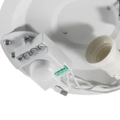 Cleo 200 loftlampe, grå, sensor, IP20, Ø 20 cm, E27