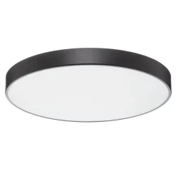 Cleo loftlampe med glasdiffusor, sort, Ø 78 cm