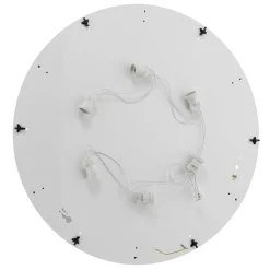 Cleo loftlampe med glasdiffusor, sort, Ø 78 cm