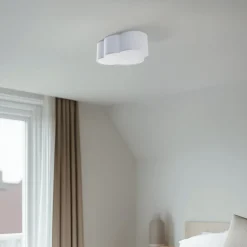 Cloud loftlampe, tekstil, 41 x 31 cm, hvid