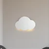 Cloud væglampe, hvid, stål, indirekte lys, 38 x 27 cm