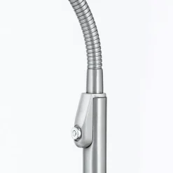 Cobra LED-gulvlampe 1 lyskilde, nikkelfarvet