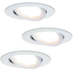 Coin Slim 3-sæt LED-indbygningsspot, hvid IP23