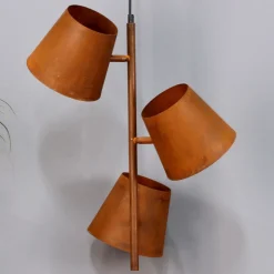 Colt hængelampe, 3 lyskilder, patina